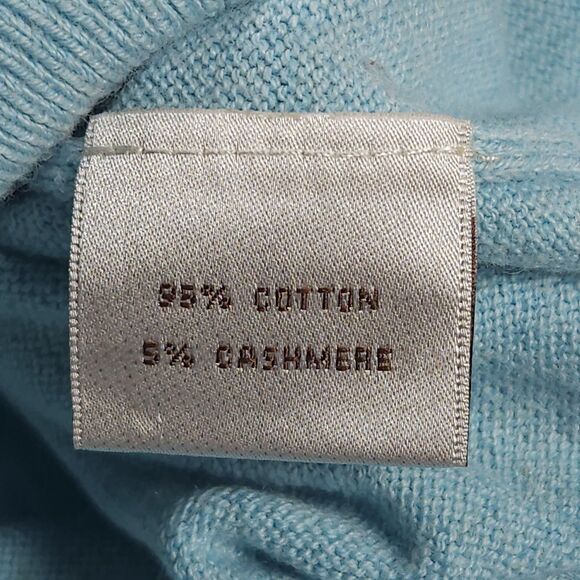 Light Blue Zip-Up Sweater - Picture 5 of 10